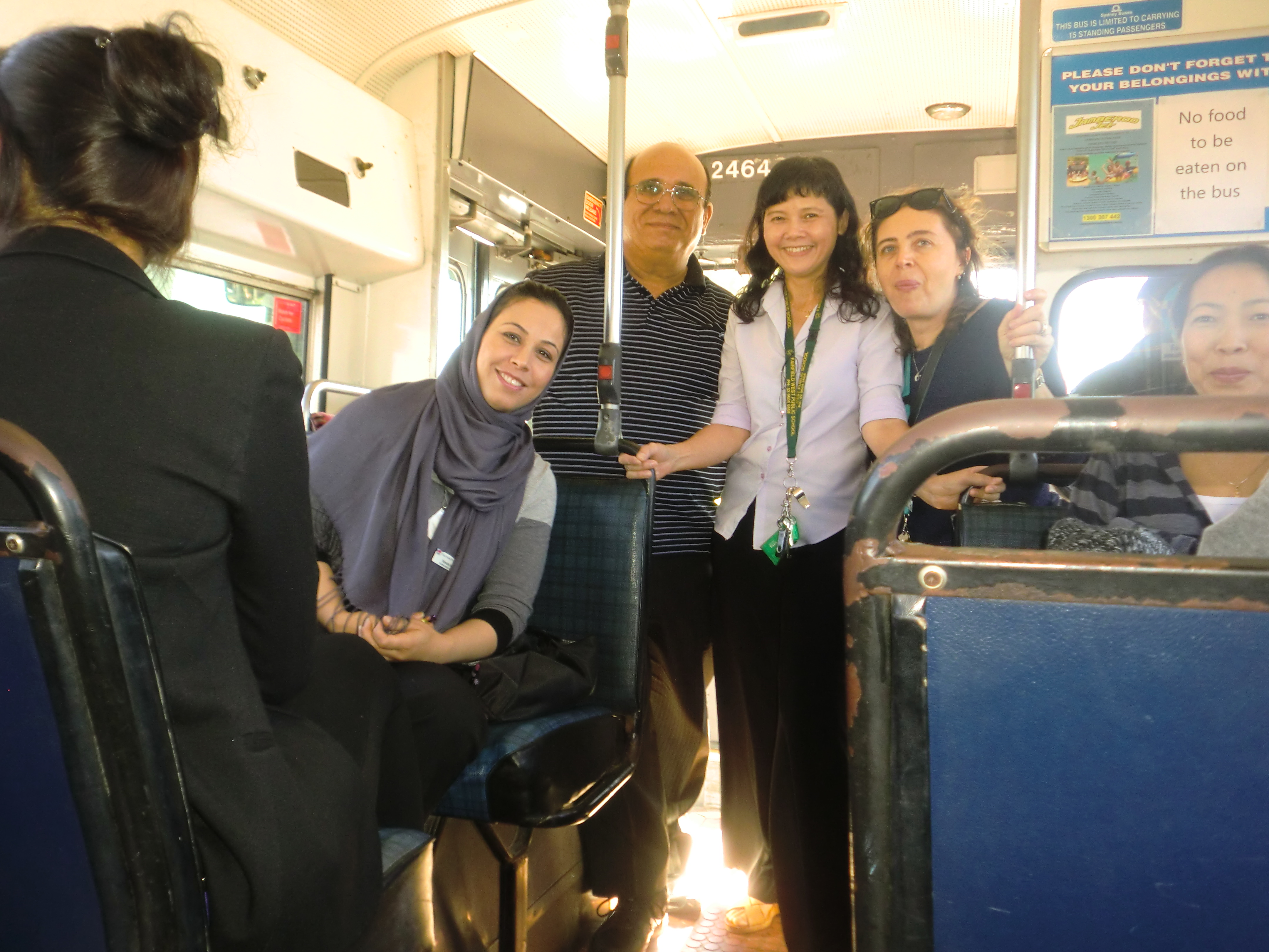 Parents on the bus