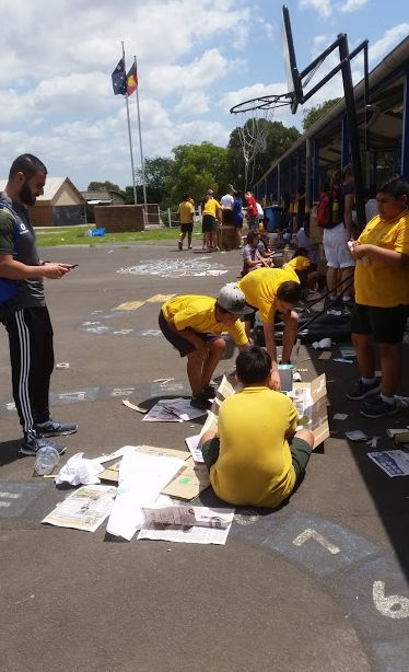 Kids building arcade