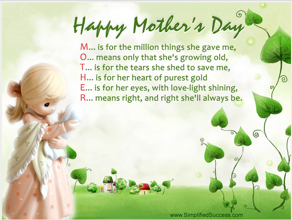 Mother's Day poem